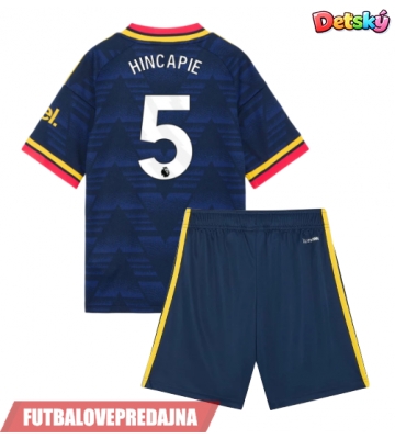 Lacne Dětský Futbalové dres Arsenal Piero Hincapie #5 2026-27 Krátky Rukáv - Preč (+ trenírky)